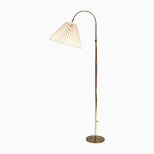 Danish Brass Floor Lamp, 1960s