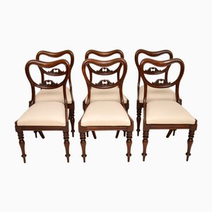 William IV Dining Chairs, 1840s, Set of 6
