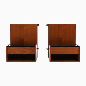 Comodini in teak di Hans Wegner per Getama, anni '60, set di 2