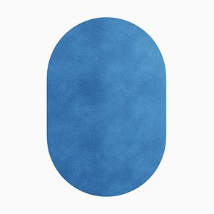 Alfombra Tapis ovalada Eletic # 14 en azul de TAPIS Studio