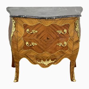Louis XV Style Rosewood Commode with Bronze Details, 1890s