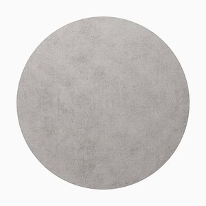 Tapis Round Silver Grey #004 Rug by TAPIS Studio