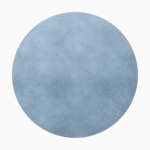 Tapis Round Grau Blau #013 Teppich von TAPIS Studio
