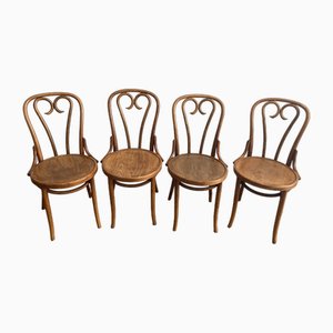 Französische Vintage Stühle, 4er Set