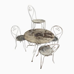 Mobilier de Jardin Vintage, France, Set de 5