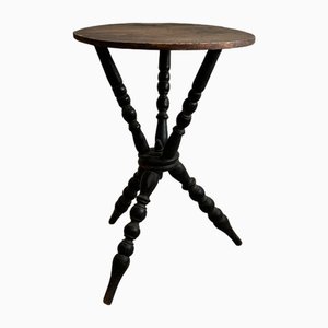 Antique Side Table in Ebonised Wood, 1890s