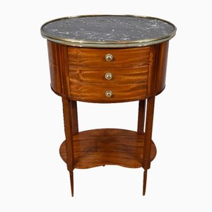 Small Louis XVI Mahogany Drum Table