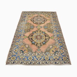 Tapis Oushak Floral Beige, 1960s