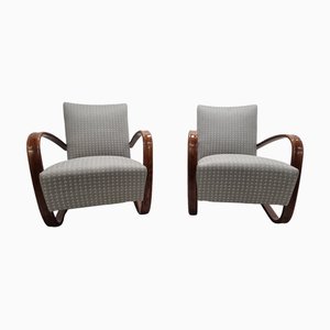 Set of Art Deco H 269 Armchairs by Jindřich Halabala, 1930s