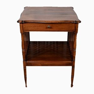 Early 20th Century Salon Table Writing in Walnut, 1890s