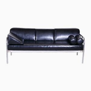 Bauhaus Sofa aus Leder von Vichr a Spol, 1930er