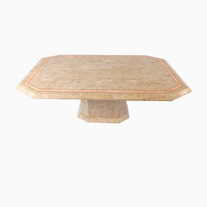 Vintage Tesselated Stone Dining Table by Maithland Smith, 1970s