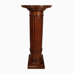 Vintage Brown Walnut Column