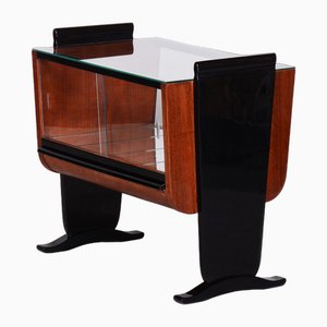 Small Art Deco Table in Walnut attributed to Jindrich Halabala for Up Závody, Czech, 1930s