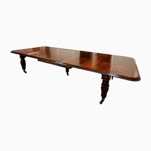 Large Antique Dining Table in Mahogany