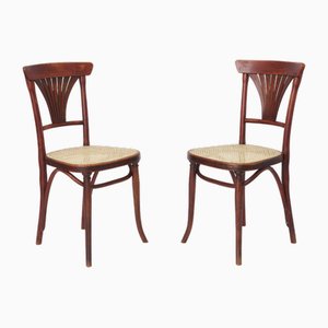 Vintage #221 Stühle von Thonet, 2er Set