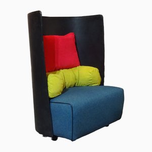 Fauteuil Ajustable à Dossier Haut par De Pas, Durbino & Lomazzi pour Zanotta, 1984