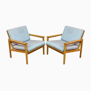 Lounge Chairs by Kristian Illum Wikkelsø for N. Eilersen, 1950s, Set of 2