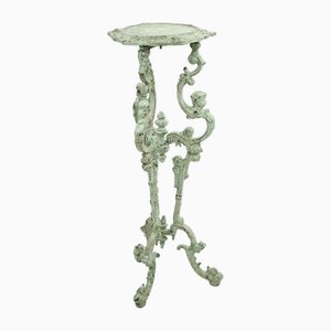 Patinated Cast Iron Sellette Table