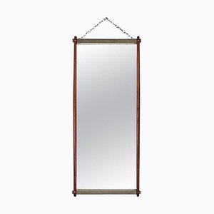 Italian Wall Mirrors with Wood and Steel Frame attributed to Stildomus, 1960s