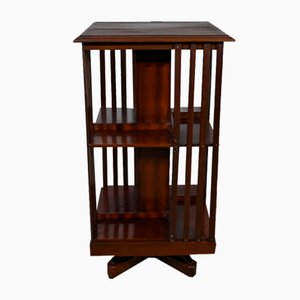 Mahogany Rotating Library