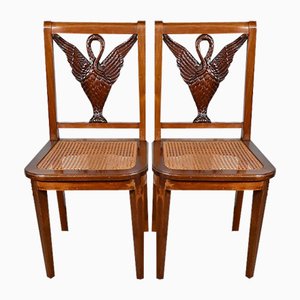 Antike Stühle aus Mahagoni, 2er Set