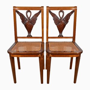 Set of Antique Mahogany Chairs