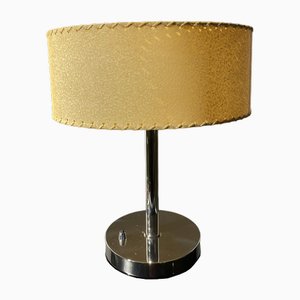 Lampe de Bureau Vintage avec Abat-Jour en Papyrus