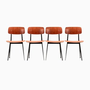 Chaises Vintage par Friso Kramer pour Ahrend De Cirkel, 1958, Set de 4