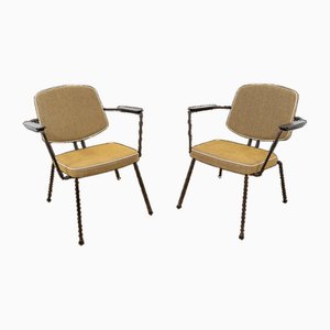 Model 5003 Easy Chairs by Rudolf Wolff from Elsrijk, 1950s, Set of 2