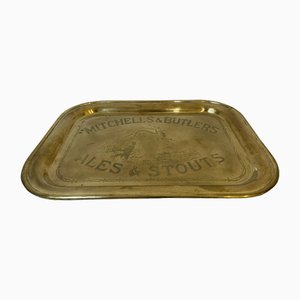 Brass Tray by Mitchells & Butlers Ales & Stouts, 1950s