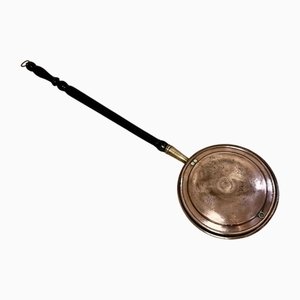 Antique George III Copper Warming Pan, 1800