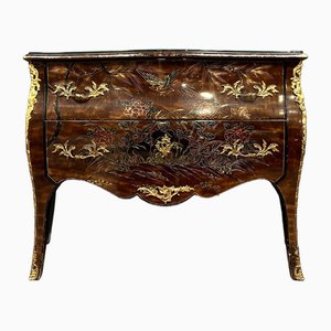 Gallit Lacquer Jumped Dressers with Chinese Decor, 1890s