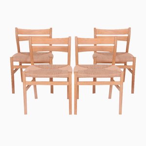 BM1 Chairs by Børge Mogensen for c.m. Madsen, 1960s, Set of 4