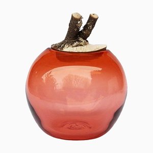 Peach Double Branch Vase by Pia Wüstenberg