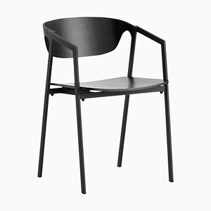 S.A.C. Black Dining Chair by Naoya Matsuo