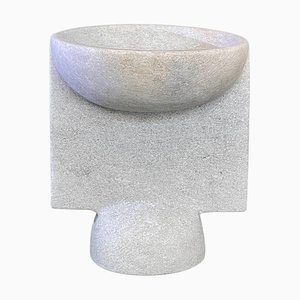 Hand Carved Marble Vase by Tom Von Kaenel