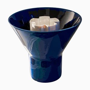 Grands Vases KYO en Céramique Bleue par Mazo Design, Set de 2