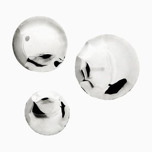 Stainless Steel Pin Wall Decor by Zieta, Set of 3