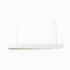 Small Misalliance Ral Pure White Suspended Light by Lexavala
