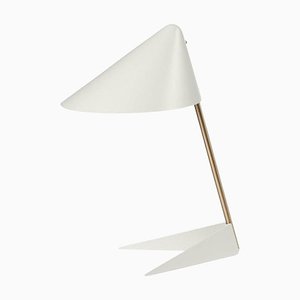Lámpara de mesa Ambience de latón macizo en blanco cálido de Warm Nordic