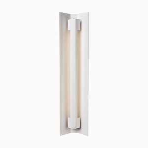 Large Misalliance Ral Pure White Wall Light by Lexavala