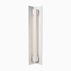 Small Misalliance Ral Pure White Wall Light by Lexavala
