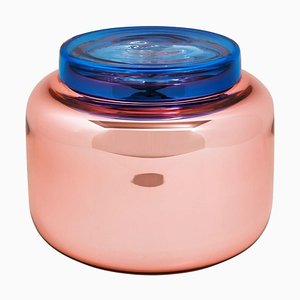 Vaso contenitore basso rosa di Pulpo