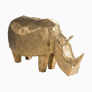 Escultura de rinoceronte de Pulpo