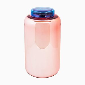 Container High Rose Blue Vase from Pulpo