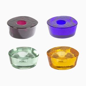 Petits Bougeoirs Atoll de Pulpo, Set de 4