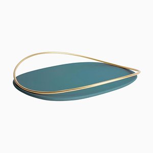 Petrol Green Touché D Tray by Mason Editions