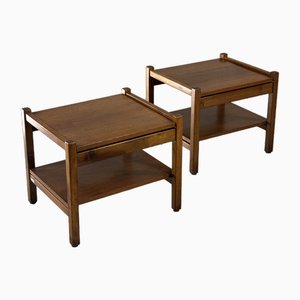 Tables de Chevet par Ettore Sottsass pour Poltronova, Italie, 1960s, Set de 2