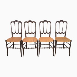 Modell Tre Archi Chiavari Stühle von Fratelli Levaggi, Italien, 1950er, 4er Set
